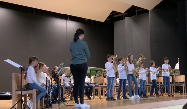 Bläserklassenkonzert in der Waldhalla